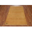 Tapis contemporain contemporain Gabbeh jaune 3 x 5
