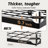 Wall Mounted Pot Rack Kitchen 30 Inch 2-Tier Wall Shelf with 12 Hooks-327262220