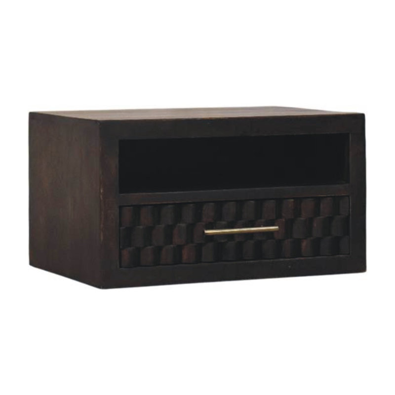 45cm W Solid Wood Bedside Table