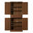 4 Door Storage Cabinet With 1 Drawer And 4 Adjustable Shelves, Durable And Waterproof For Home Organization-697238386