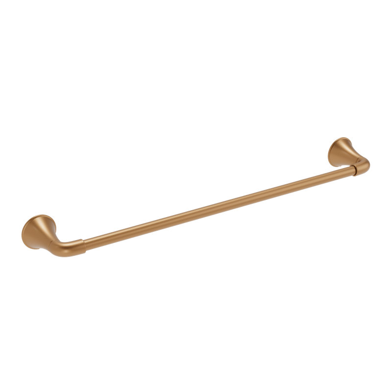 Barre à serviettes murale 24 "avec quincaillerie Elm, Bronze brossé