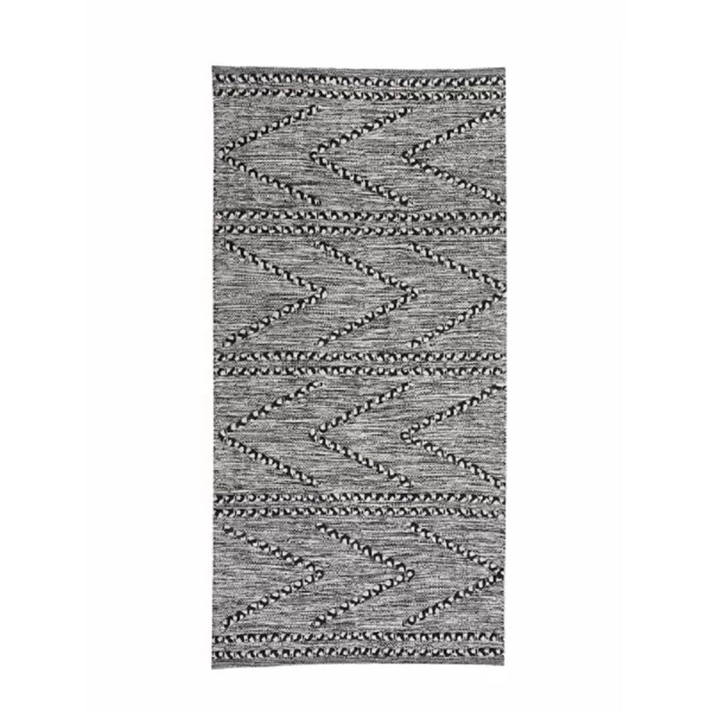 Pillsbury Chevron Cotton Hand Woven Area Rug, Rectangle 140 x 200cm