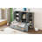 Twin Size Wooden Daybed With Three Drawers, And All-In-One Cabinet, Desk And Shelves, Gray-1982975893-1982975899