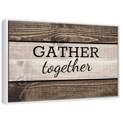 Gather Together Typography I