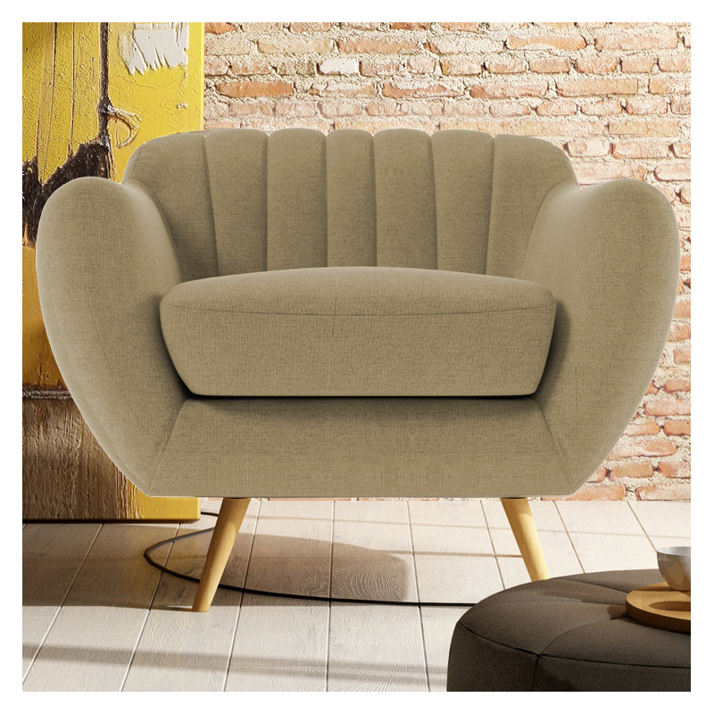 Katharine Upholstered Armchair, Ibiza Beige