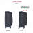 (20+24) Two-Piece Suitcase Suitcase Set Oxford Trolley Case Without Password Lock Universal Wheel