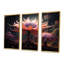 Crewell - ensemble d'art mural floral moderne-108309484-108309486