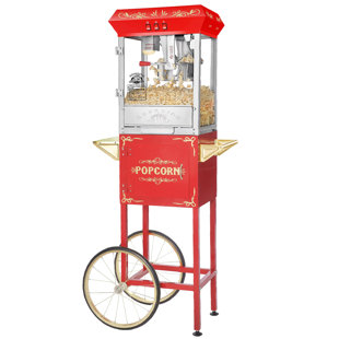 Éclateur de maïs sur chariot de type carnaval de 8 oz