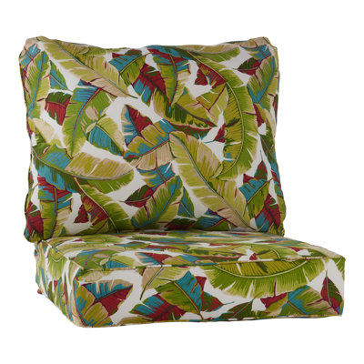 Outdoor 2-Piece Deep Seat Cushion Set