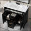 Meuble-lavabo à poignée dorée 36 po avec lavabo-1160674263