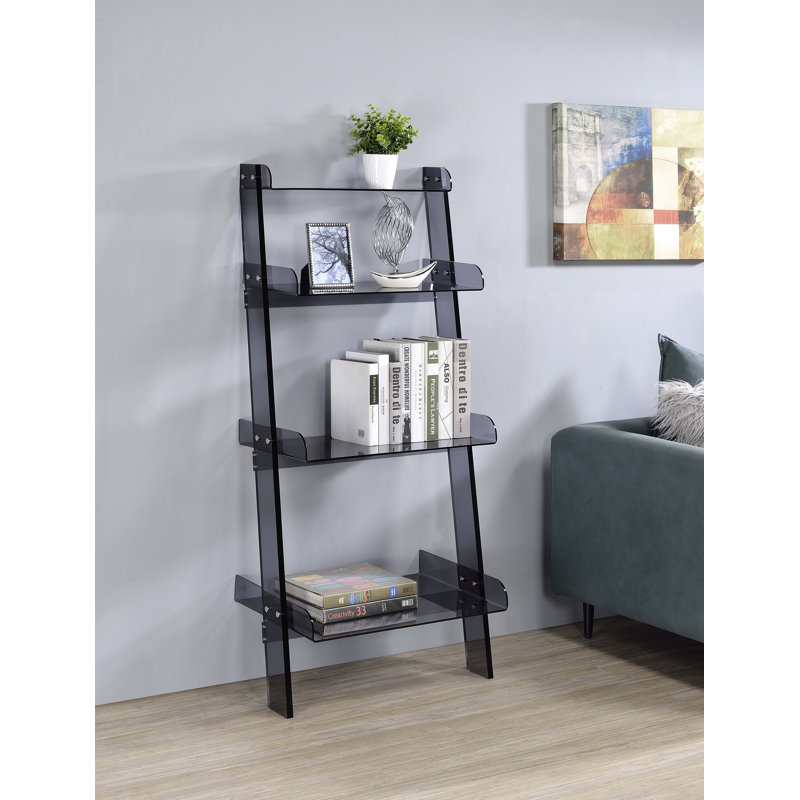 Cicely Ladder Bookcase, Smoke