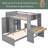 Gosim Kids Twin Bunk Bed with Drawers-1941716537