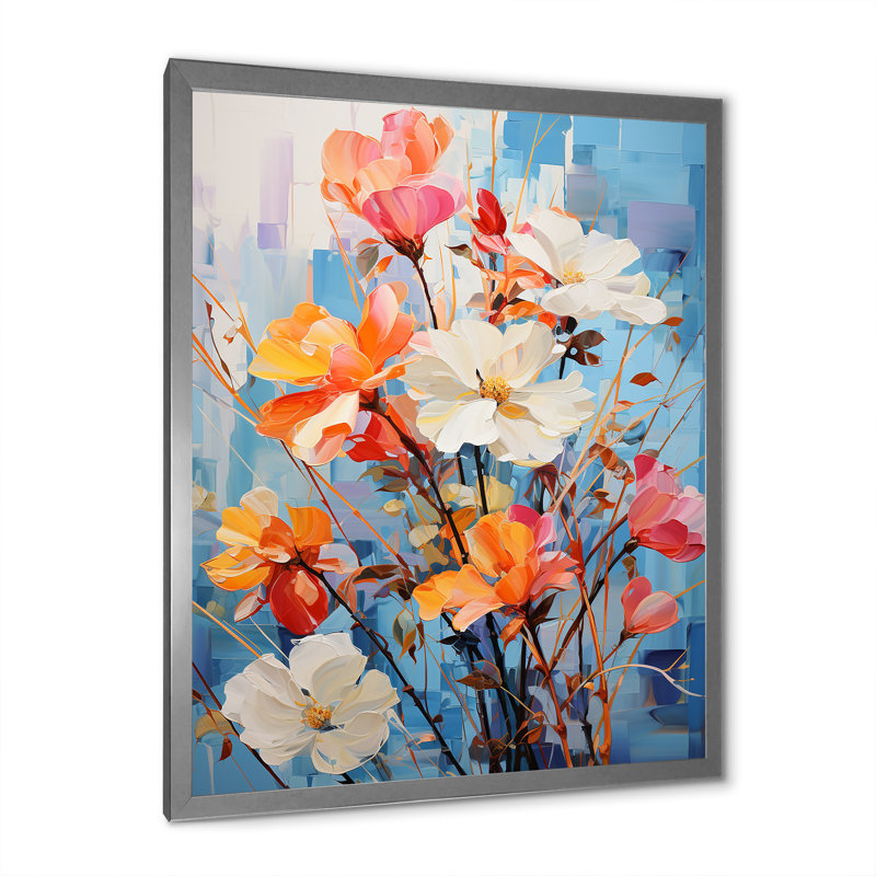 Bamboo Dreams II sur impression sur toile, H 32 po x l 16 po x P 1 po, Cadre photo argenté
