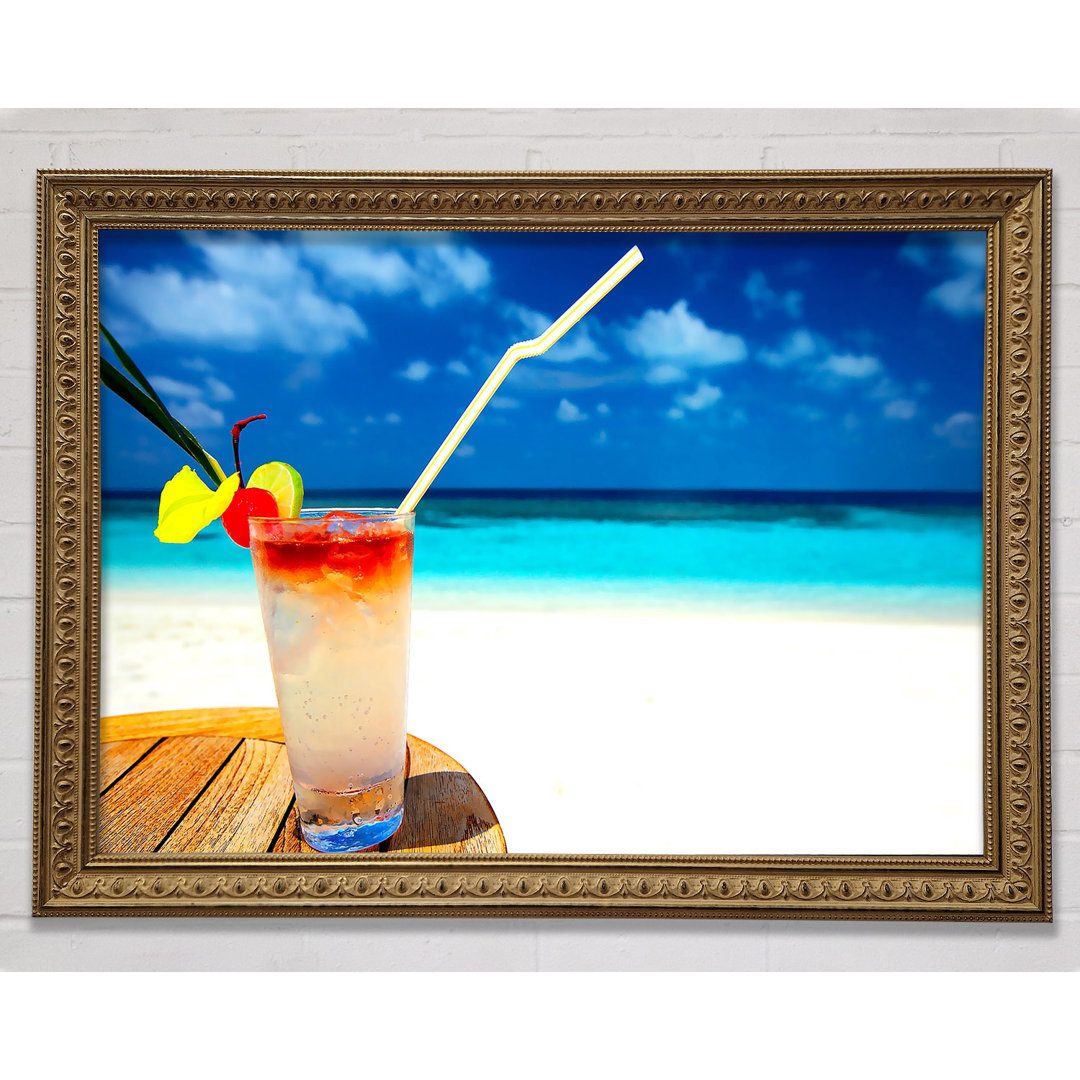 Tropical Cocktail - Einzelner Bilderrahmen Kunstdrucke