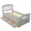 Lit plateforme simple avec rangement en bois massif et 6 tiroirs-1778316461