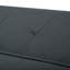Canapé-lit convertible à futon avec dossier réglable et structure en métal