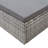 Patio Lounge Bed with Roof Mixed Poly Rattan-996434053-996434052
