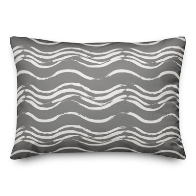 Coussin extérieur Black Waves
