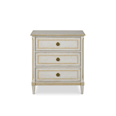 Monarch 3 - Drawer Solid Wood Nightstand
