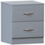 Maybery 2 Drawer Bedside Table, Bedroom Storage Cabinet-226753754