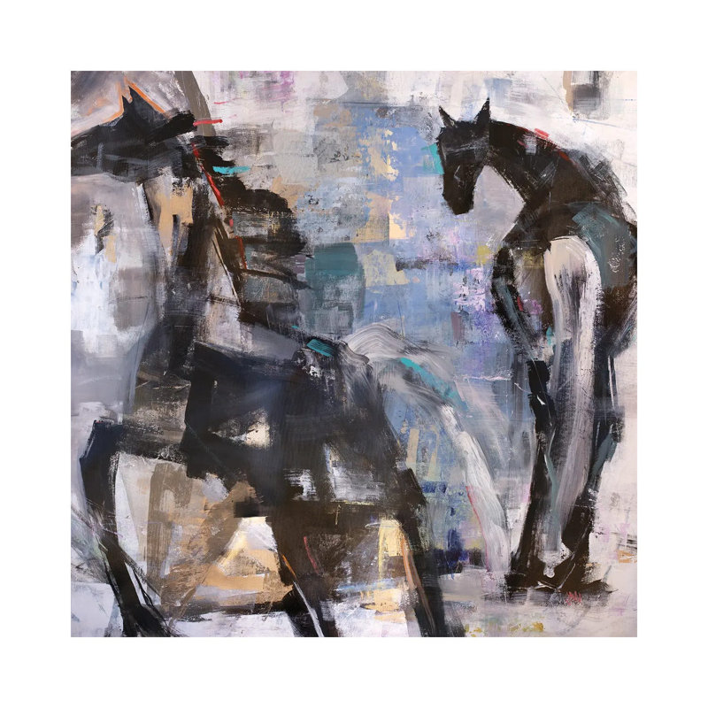 Telltale Tails by Jodi Maas - Wrapped Canvas Gallery-Wrapped Canvas Giclée, 66.04 cm H x 66.04 cm W x 1.91 cm D