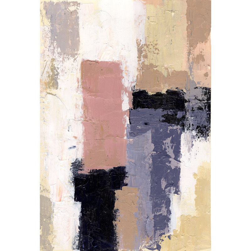 Abstrait bloc de couleur, H 48 po x l 32 po