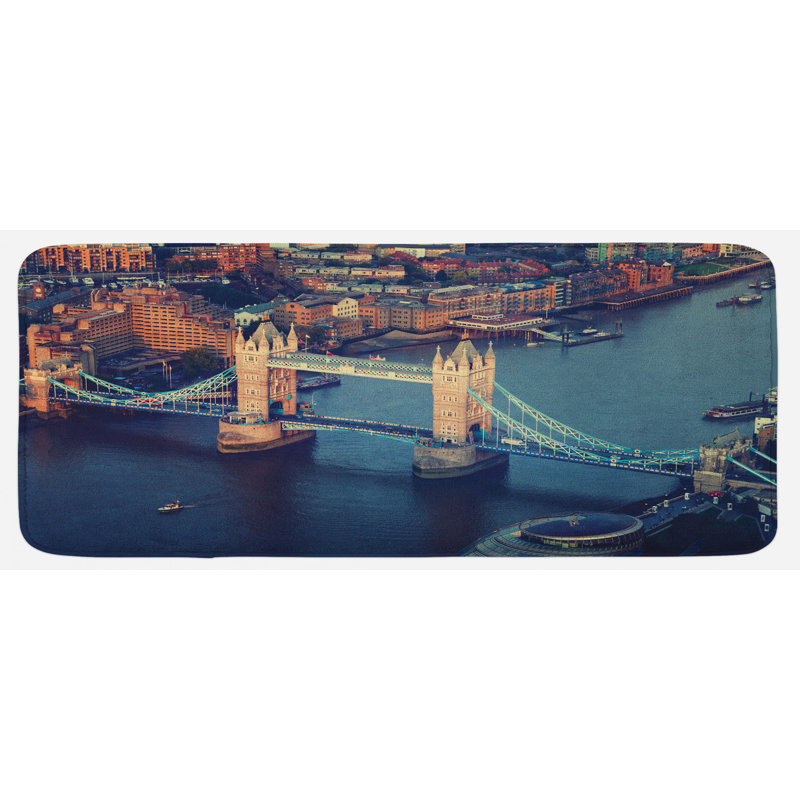 Eclectic Polyester Kitchen Mat