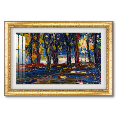 Autumn Study, 1908-Wassily Kandinsky-Custom Framed Print