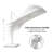 Roric  White Pole 108'' x 132'' Square Economical Large White Umbrella With 360° Rotation-38485498
