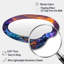 Gems of the Earth Crystal Sunset - Miroir mural moderne et irrégulier
