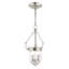 Luminaire suspendu simple en forme d'urne à 2 lumières Lindley-19294632