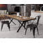 Ballarat Extendable Metal Base Dining Table
