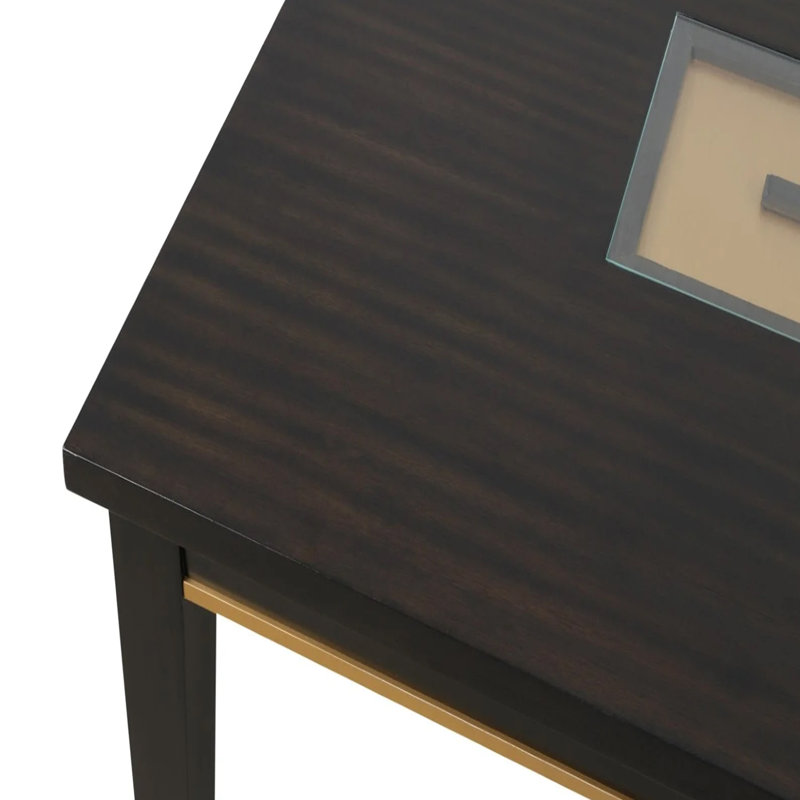 Yada Dining Table, Espresso Brown Rectangular 72 Inch Top