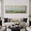 Grande impression sur toile encadrée, impression de paysage de prairie rétro pour décor de ferme moderne-119328865-119328866