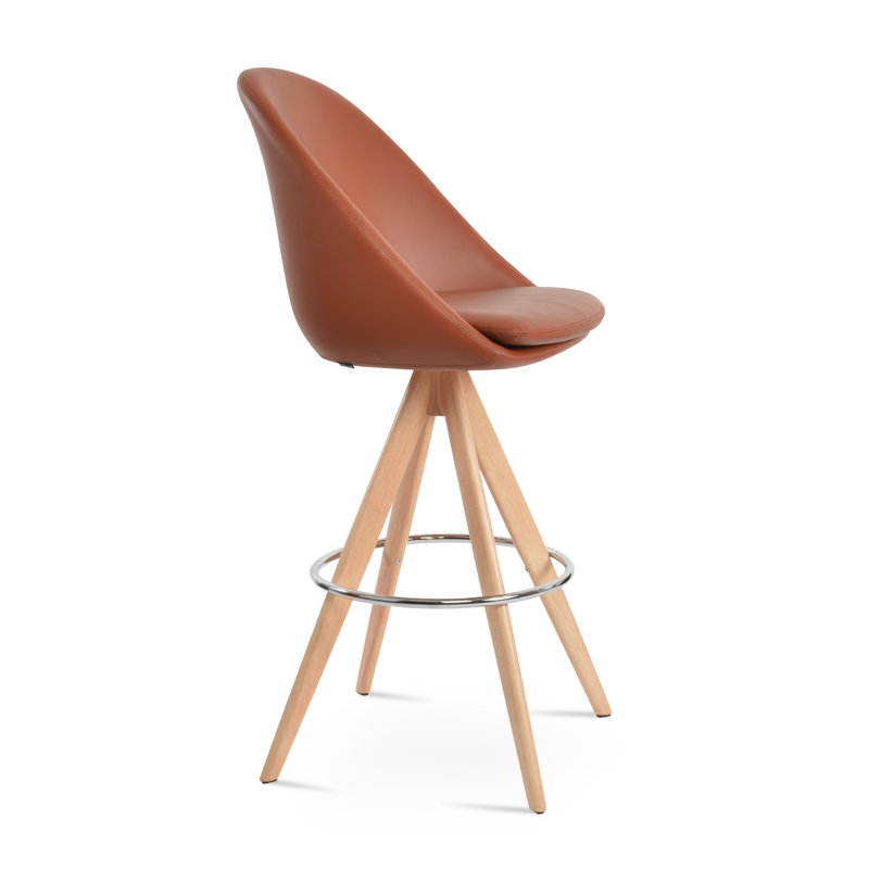 Tabouret Eiffel Pyramid, Naturel, Cannelle