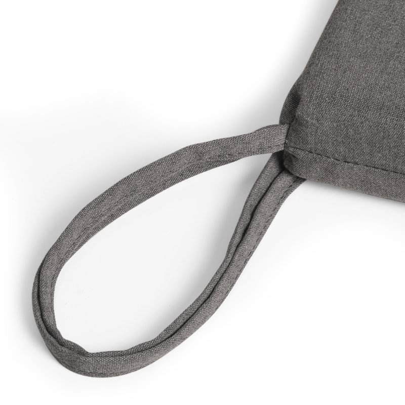 Coussin de chaise de patio , Gris, L 20 po x P 18 po