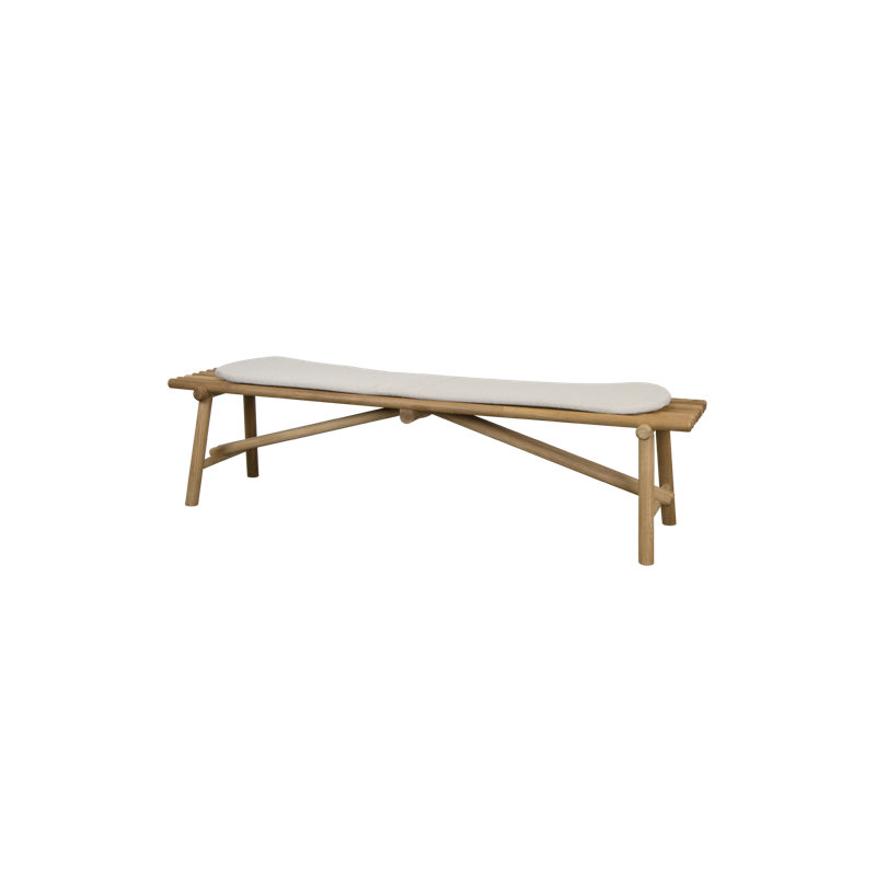 Sticks Outdoor Teak Bench