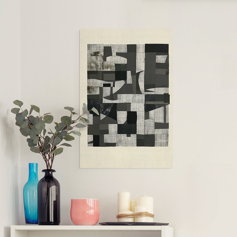 Série ABSTRACT DCCDXCI - Impression sur toile seulement - NON CADRE, H 18 po x l 12 po