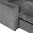 Haven Corduroy 2pc Reversible Sleeper Sectional With Storage Chaise, Charcoal-206051133