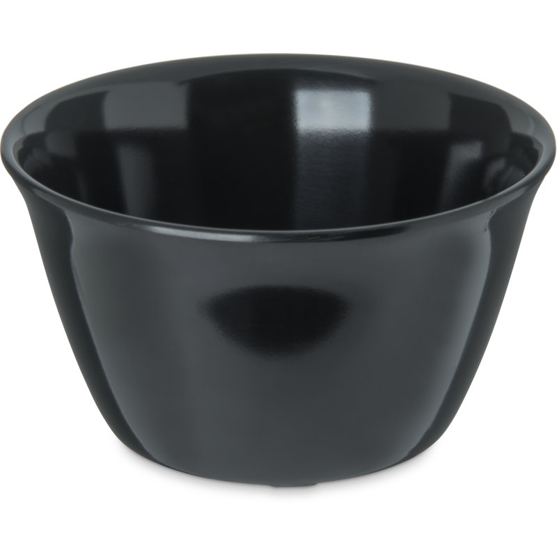 Sankar 7.5 oz. Melamine Bouillon Cup, Black