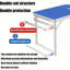 Table pliante portative d'extérieur