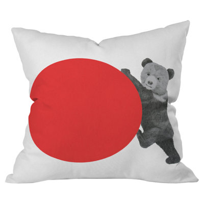 Bear Outdoor Throw Pillow