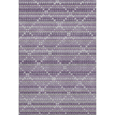 Premium Machine Washable Elize AMF1436 Lattice Rug