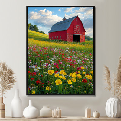 Barnyard In Full Bloom III - ferme, reproduction sur toile