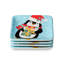 Ensemble d'assiettes canapés Christmas Whimsy Penguin