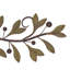 Décoration murale longue en métal avec feuilles vertes-108508274