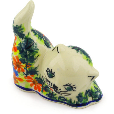 Figurine pour chat 3" en céramique