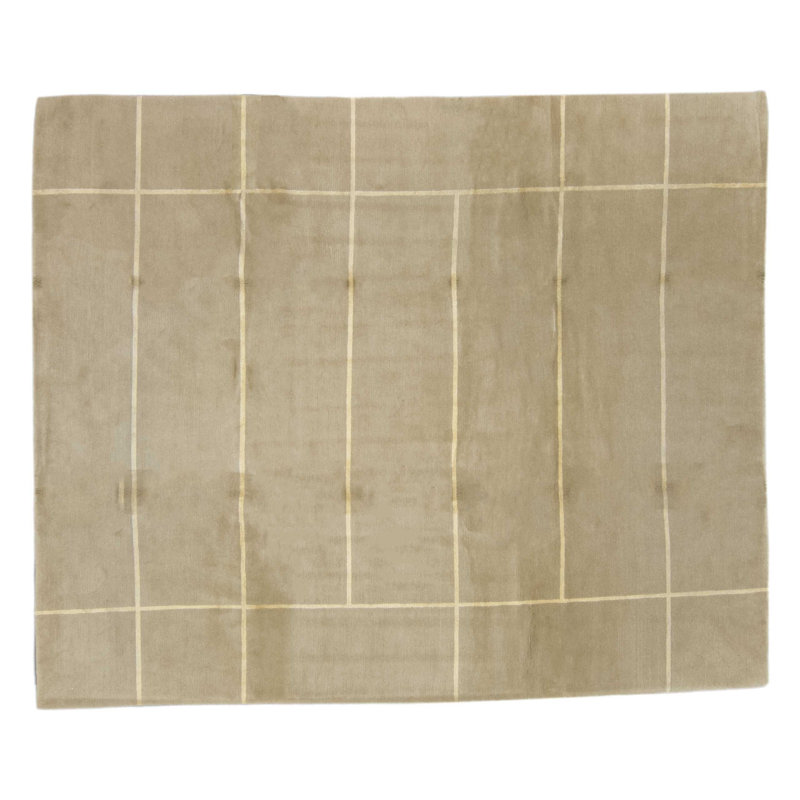 Area Rug in Beige/Neutral, Rectangle 6' x 9'