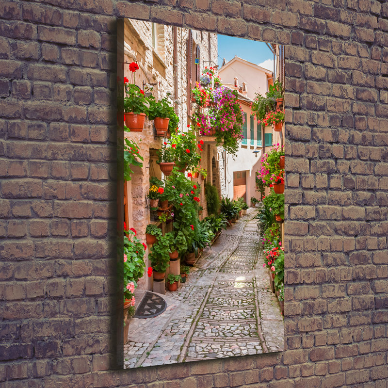 Italian Streets - Wrapped Canvas Print