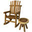 Table de bout en bois massif Lamm